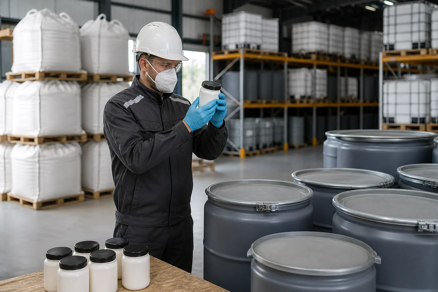 Illustrative visual representing the Industrial Chemicals category.